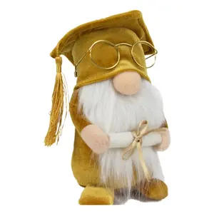 Graduation Season Gnome Doctorial Hat Face less Doll Toy School Supplies