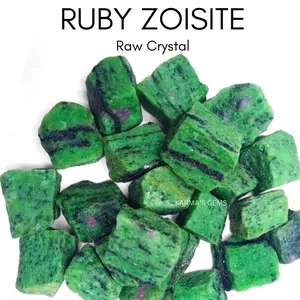 RUBY ZOISITE 20 TO 25 MM  ROUGH STONE