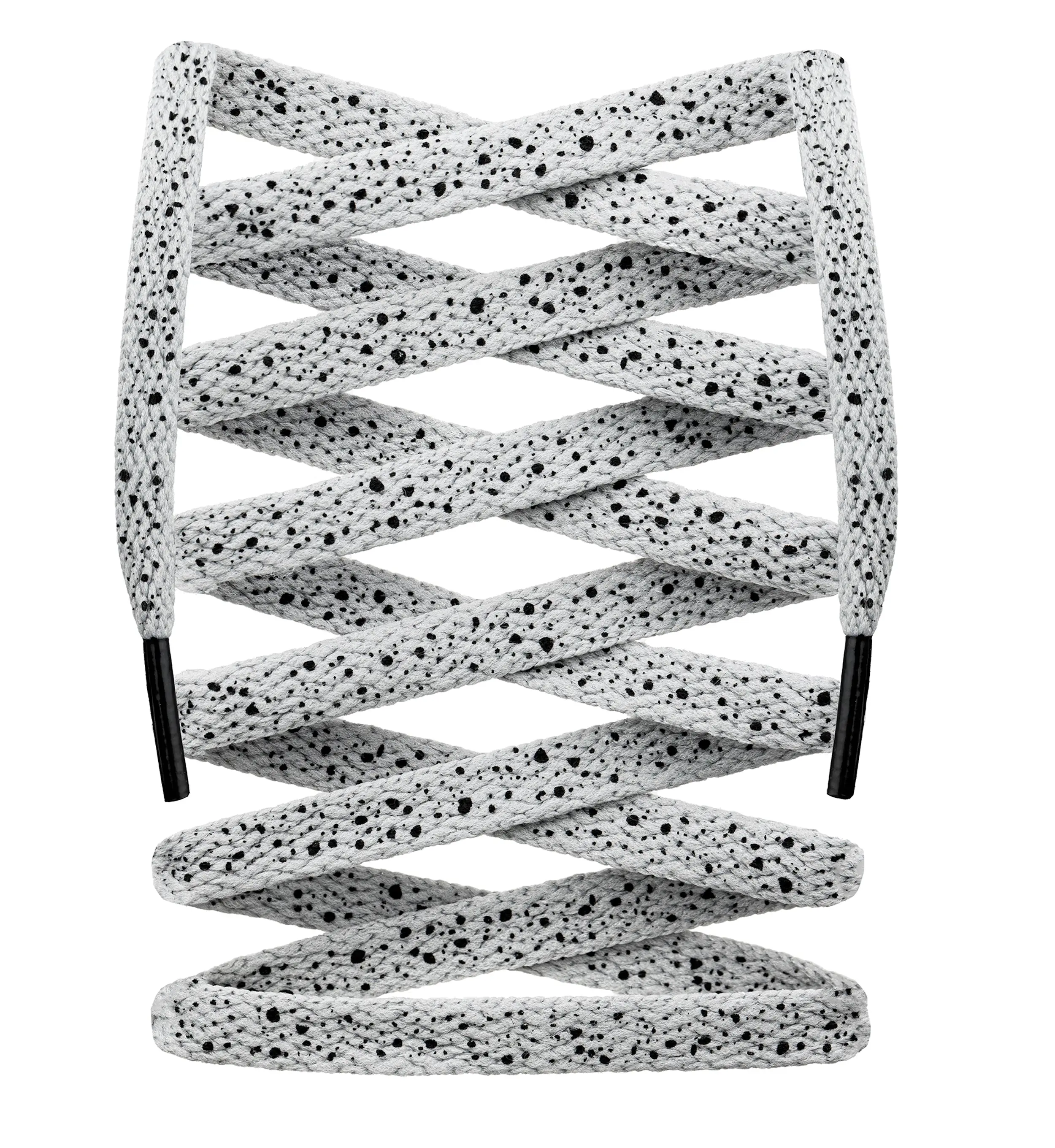 Flat Two-Tone Speckled Shoelaces