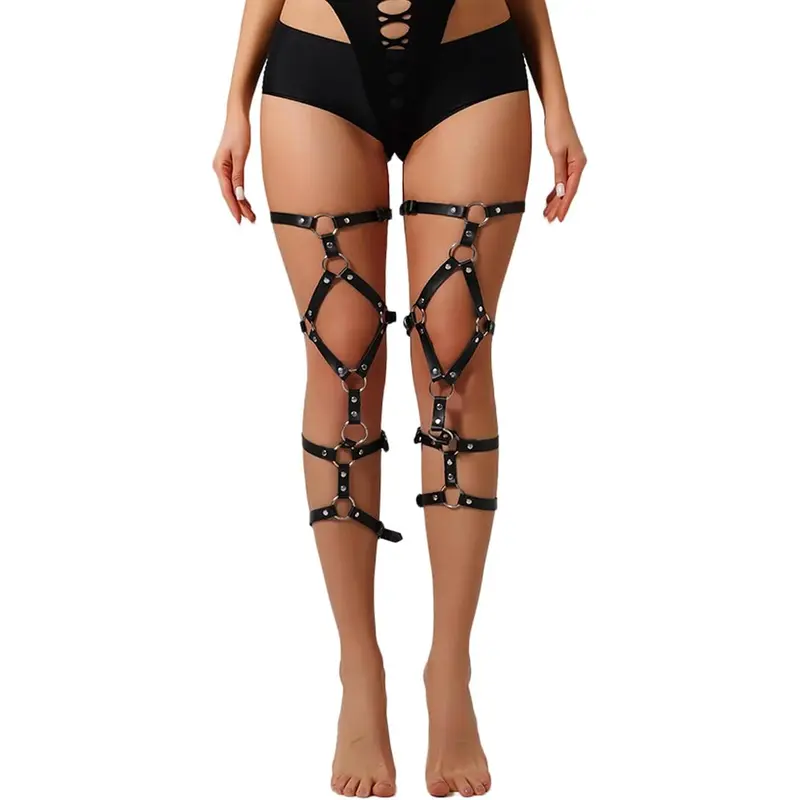 leather leg garter harness - TikTok Shop
