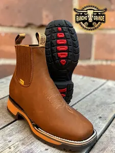 Oil & Slip Resistant Work Boots Men's Ankle Boots / Botines para Trabajo para Hombre