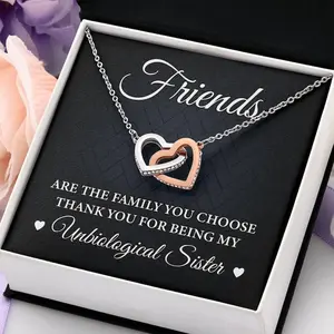 Friends Necklace, Gift For Best Friend, Jewelry To My Best Friend, Present For BFF Birthday, Friends Forever Necklace Gift, BFF Necklace