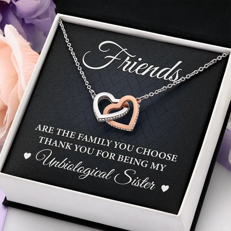 Friends Necklace, Gift For Best Friend, Jewelry To My Best Friend, Present For BFF Birthday, Friends Forever Necklace Gift, BFF Necklace