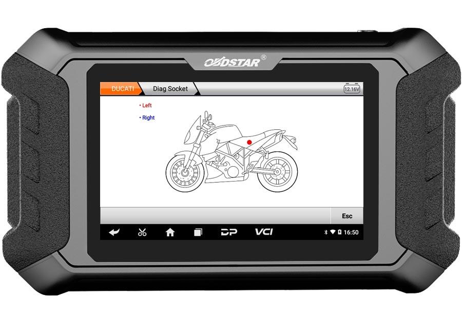 2025 OBDSTAR iScan for DUCATI Motorcycle Diagnostic Tool Support IMMO Programming/ Diagnose / Odometer