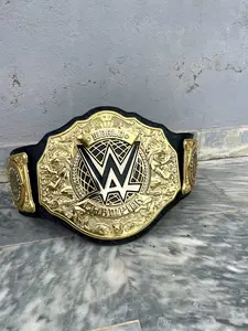 New 2023 World Heavyweight Championship Replica Title Brass Belt Diecast 4mm