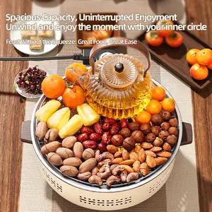 AORAN KITCHEN 1700W Super-Power Electric Carbon Stove with High Temperature for Perfect Cooking Experience Safe Stable Touch-Operated Durable Design