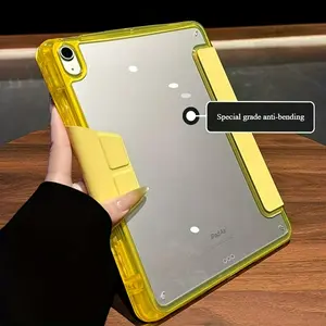 Snap-on Style Y-fold Case For Apple IPad Pro 13-inch M4 Chip Tablet Computer 2025 Case; IPad Pro 1-inch 2025 Case.