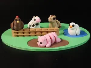 MrSpinner Adventure Minis - Farm (3d-printed mini fidget animals)