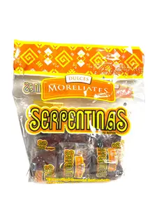 Moreliates Serpentinas Tamarind Flavored Fruit Spirals - 400 Grams 14.11 oz - Mexican Snacks Unique Tamarind Taste