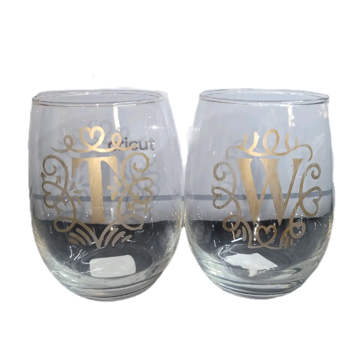 Etched Glass with or without color Drinkware