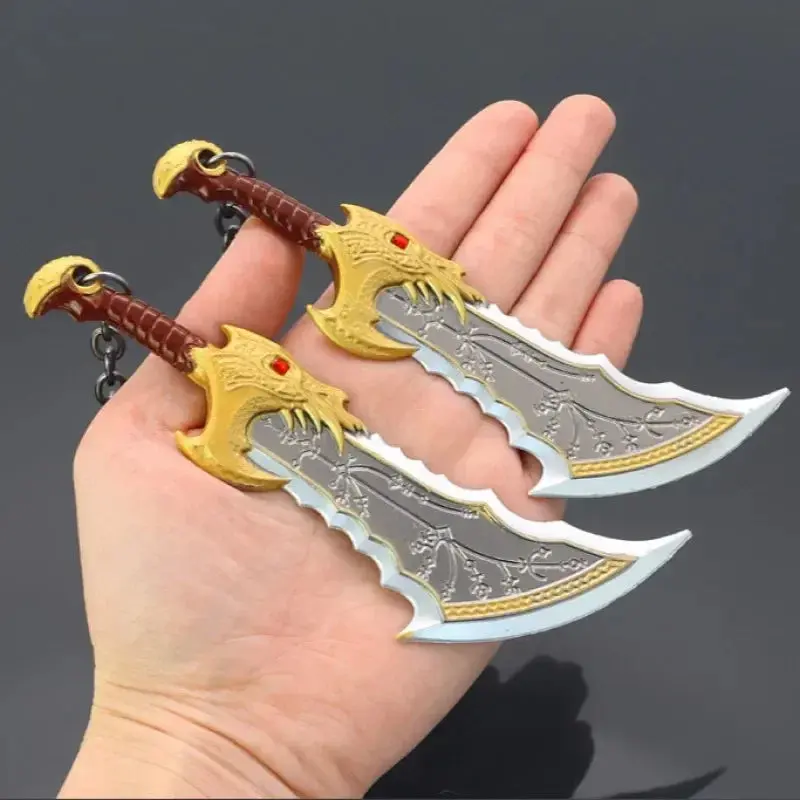 Silver Edge Chaos Blade Keychain
