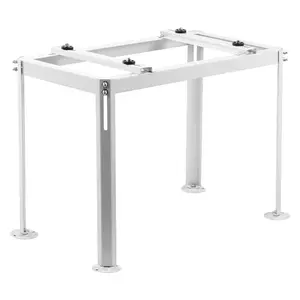 VEVOR Mini Split Ground Stand, Adjustable Anti-Vibration Mini Split Stand for 9000-18000 BTU Ductless Air Conditioner Heat Pump, Heavy Duty AC Base Bracket Floor Mount w/ 441LBS Max. Load Capacity