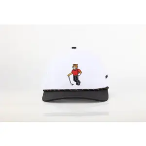 Tiger Black Golf Rope Hat