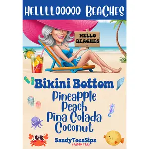 BIKINI BOTTOM Loaded Tea or Loaded Water  Sugar Free Gluten Free