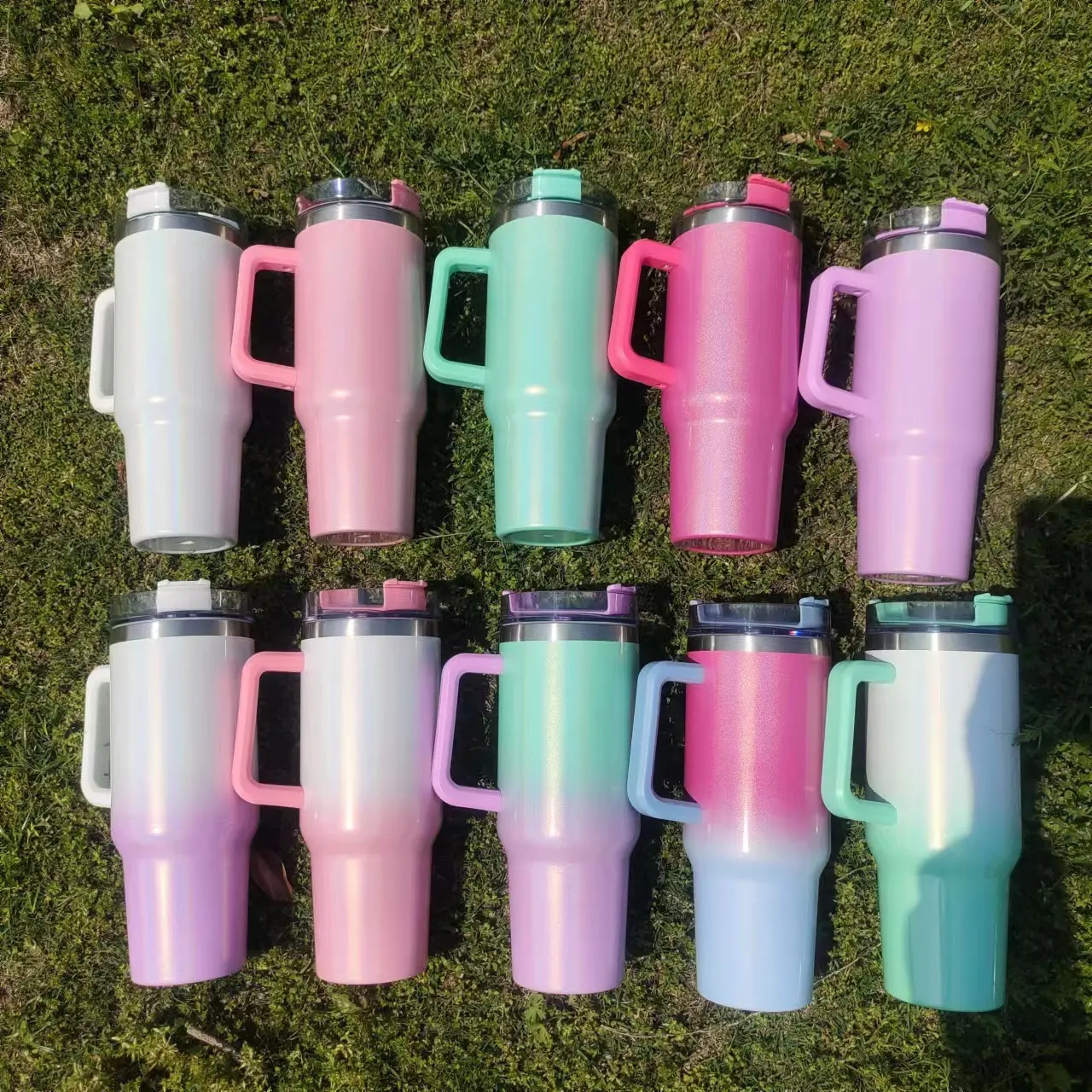 Large Capacity Double-layer Stainless Steel Insulated Thermal Vacuum Flask, Gradient Tumbler for Daily Use, Flasks