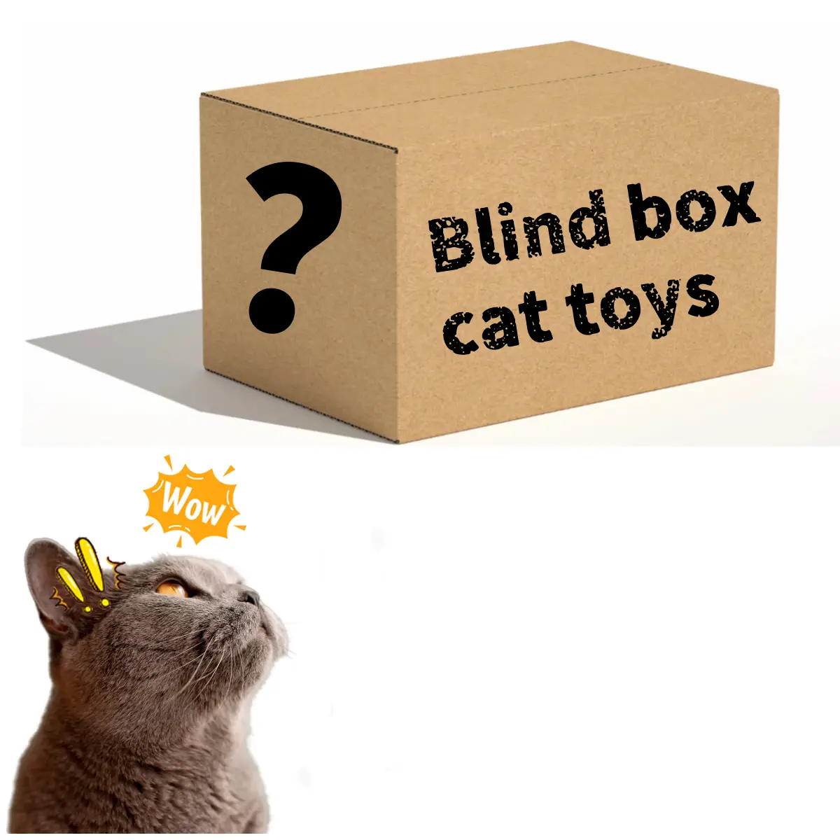 【 Blind Box - Pet Toys 】 Pet cat remote control car toys, cat litter deodorizing beads, pet cat smart ball toys, pet cat interactive toys, pet cat rem