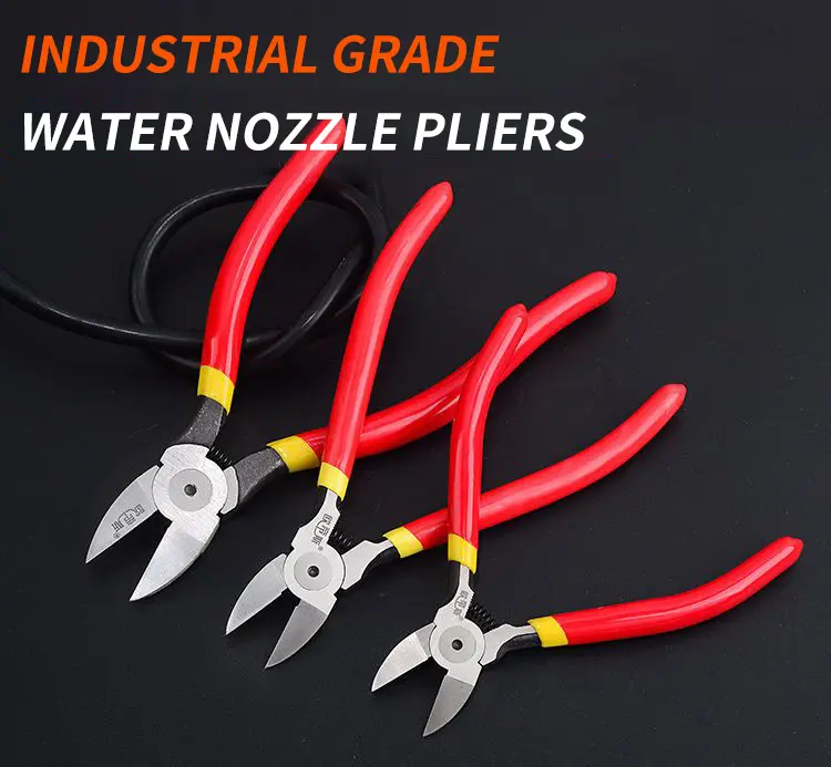 Diagonal Cutting Pliers Set High Carbon Steel Flush Cut Nippers Non-Slip Rubber Handle Side Cutters for Jewelry Making Electrical Work DIY Craft Home Repair