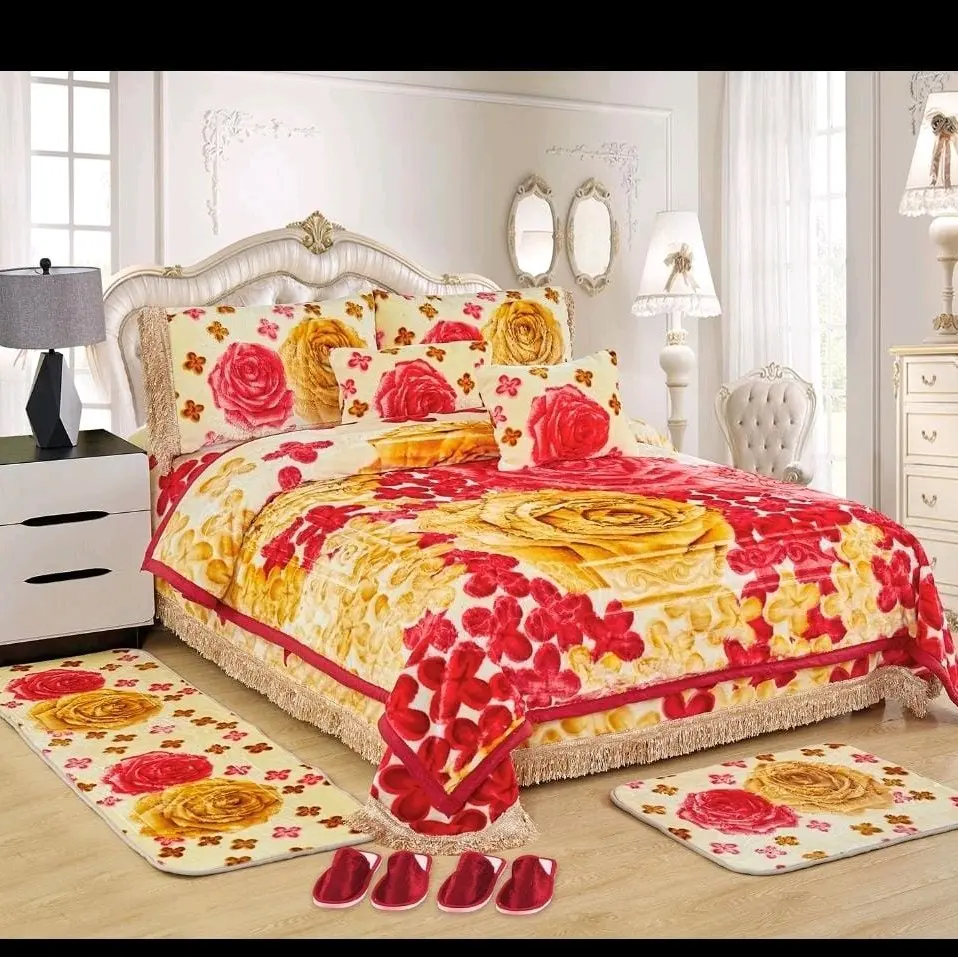 10 pcs luxury soft Raschel blanket (Group 1).