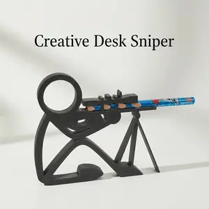 4 Types of 3D Printed Stick Figure Pencil Holders, Including Pen Stands, Pen Containers, Desktop Ornaments, Study And Office Supplies, Stationery, And Desktop Sculptures. Gifts for Students, And for Christmas And New Year