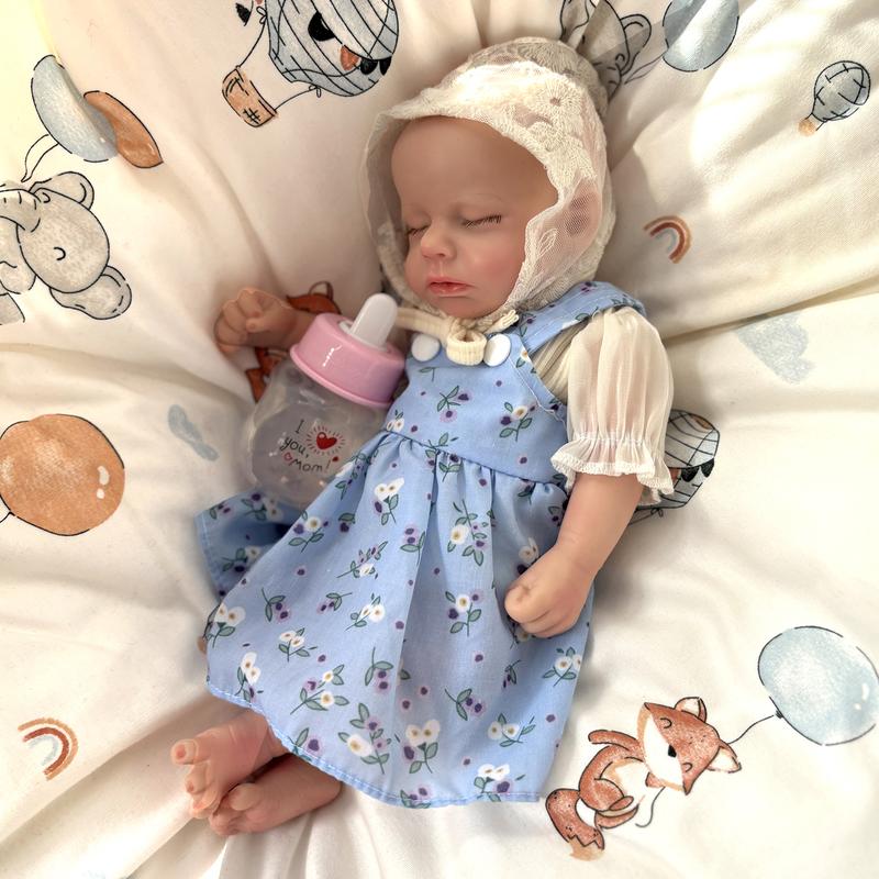 [Drink Wet System] Mayfair Baby Doll 12Inch/30cm (Weight: 2.2 lb) Adorable Full Body Silicone Reborn Baby Dolls With Drink & Wet System With Gift Box For Kids 3+