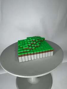Minecraft-Inspired Voxel-Square Flexi-Grid Terrain (Small - 12x12 Square Grid)