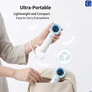 199-Speed Turbo Handheld Fan for Women Men Kids Students Office Workers Travelers Commuters Campers 3600mAh Long Battery Life Ultra-Quiet Portable USB-C Digital Display Summer Must-Have