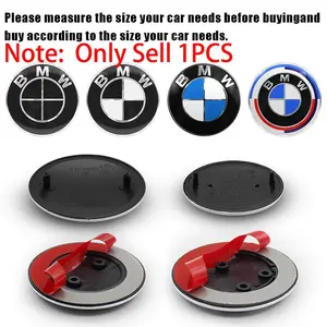 For BMW E46 E39 E90 E60 E36 F30 F10 E34 E30 F20 E92 M3 M4 M5 X6  Car Front Hood Badge Rear Trunk Sticker Car Decals Emblem Auto Accessories
