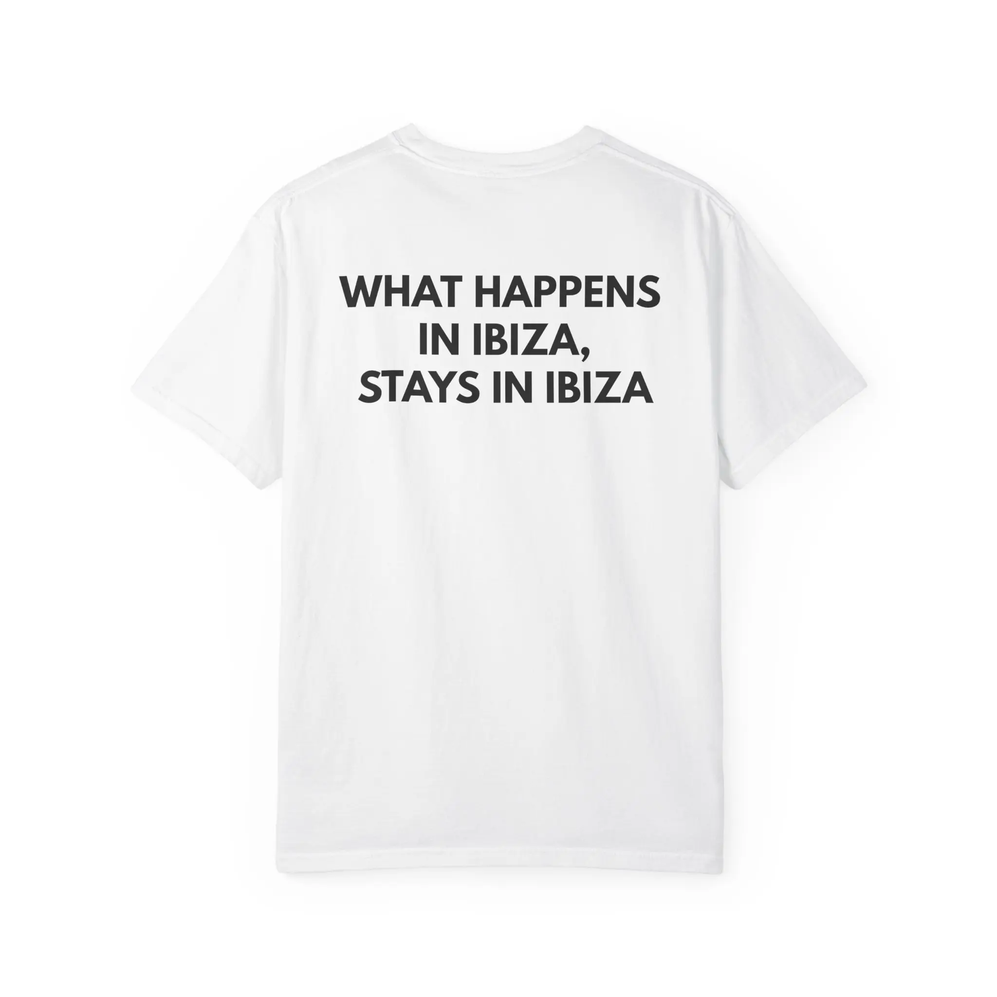What Happens in Ibiza Stays in Ibiza Shirt | House Music Shirt | EDM Shirt | Pacha Ibiza Shirt | Festival Shirt | DJ Shirt | Ibiza Club T-Shirt | Dance Music Top | Rave Clothing  Festival Outfit | Party Shirt | Clubwear Tee | Music Festival Graphic Shirt