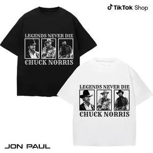 Rip Chuck Norris Legend Tribute T-Shirt Heaven Needed Security Shirt Chuck Norris Tee Breathable Cotton Tee