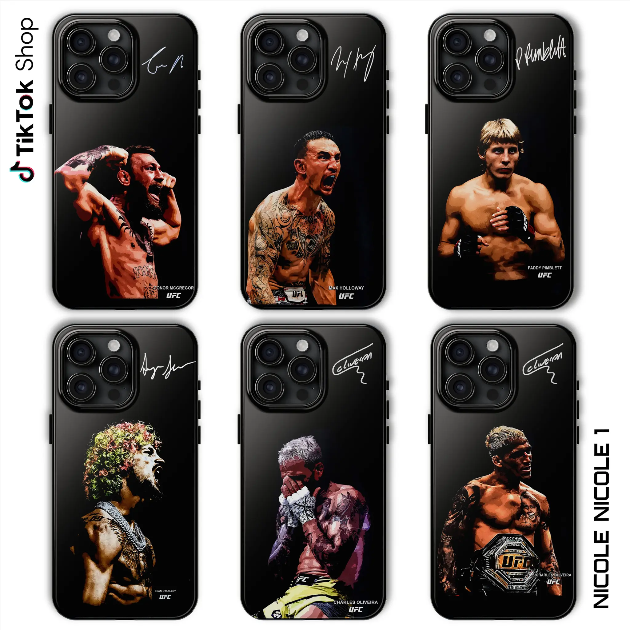 UFC Fighters Collection Signature Phone Case, The Championship Phone Cover,  Fight Night For 17 Air Pro Max - TikTok Shop