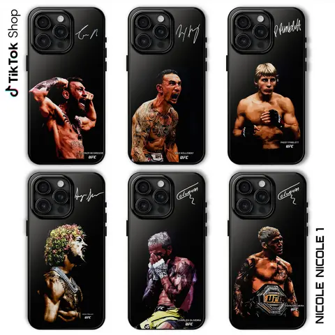UFC Fighters Collection Signature Phone Case, The Championship Phone Cover, Fight Night For 17 Air Pro Max