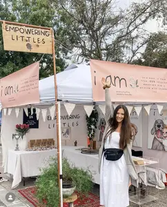 Custom Tent banner for Trade Show SWFL, Fastest High quality banner, Craft Show or Event, Your Logo and Business Name, 10x10ft Event Tent