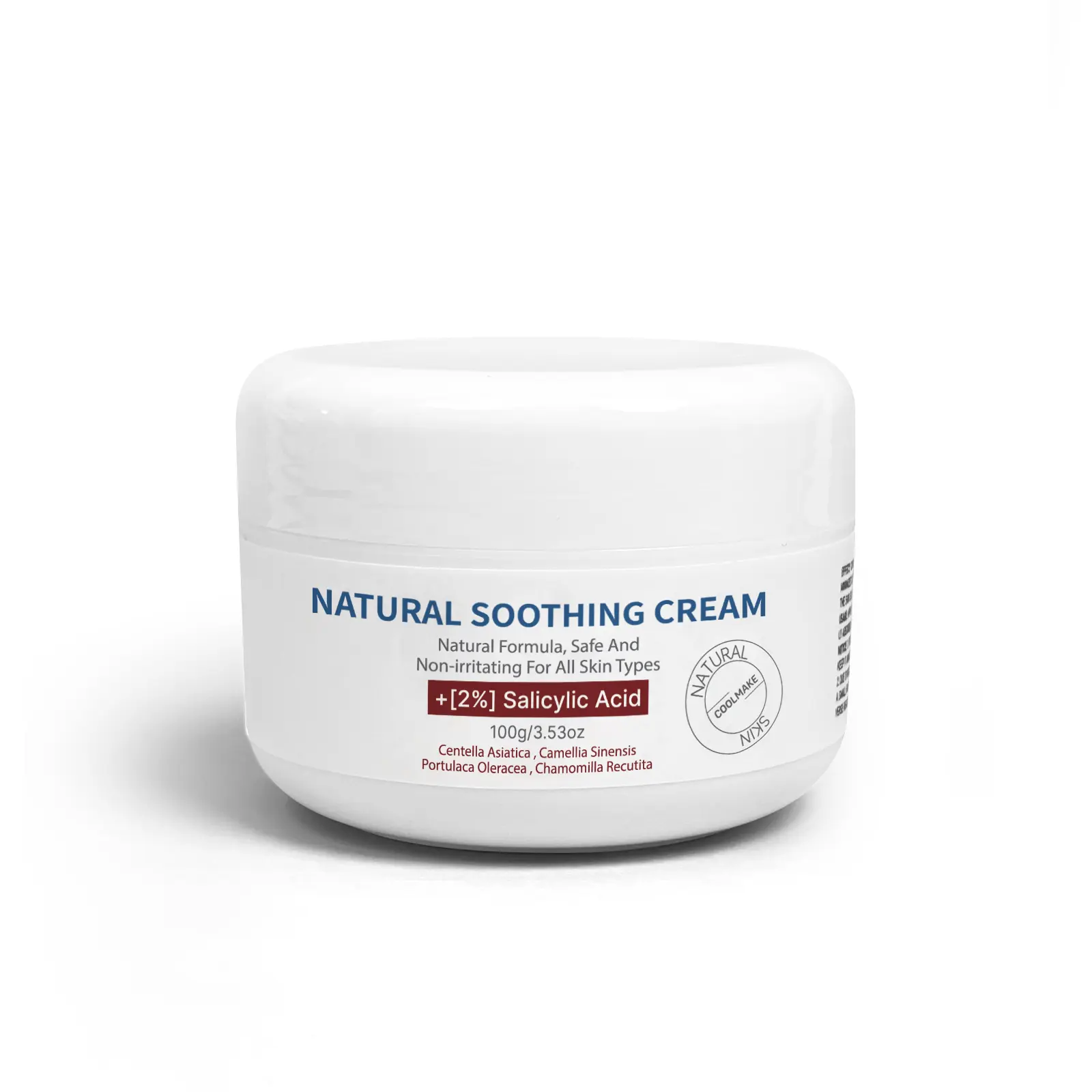 COOLMAKE Natural Soothing Body Care Moisturizer - Fast-Acting Relief, Antibacterial Repair, Hydrating Gentle Formula - 0-Irritant, Fragrance-Free for Sensitive Skin & All Types
