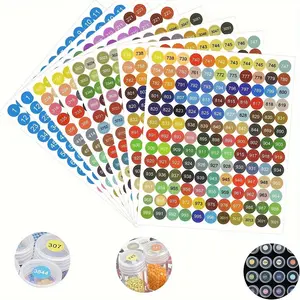 5D Diamond Arts Colorful Painting Number & Letter Sticker, 447pcs/set DIY Diamond Arts Colorful Painting Sticker, DIY Diamond Arts Colorful Painting Accessories, Diamond Painting Kits