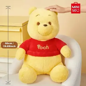 MINISO Disney Winnie the Pooh Ultra-Soft Sitting Plush Figure - 20-24in Character Toy Stuffed Toys, Collectibles, Home Decor Gift for Kids & Adults