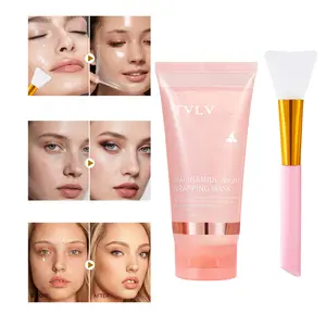 Niacinamide Night Wrapping Mask, Glows Dull Skin, Firming & Hydrating, Light & Moist Non-Sticky Texture