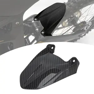 Dirt Bike Rear Fender Mudguard Protector Carbon Fiber Pattern for Talaria Sting XXX X3 MX3 MX4 Electric Dirt Bike Motor Parts Accessories