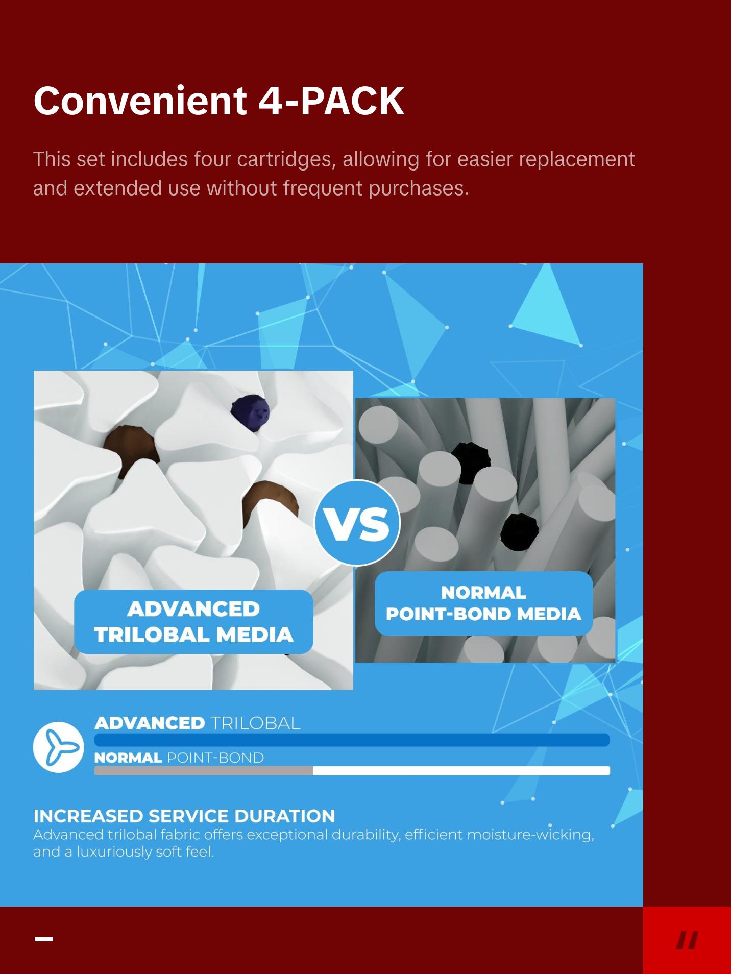 XtremepowerUS Pool Filter Replacement Cartridge 4-Pack 105 sq.ft OD 26" x 7 for Efficient Filtration Systems Compact Design Easy Replacement   Pool Filter Cartridge