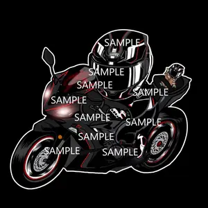 MandoZX6R Vinyl Sticker