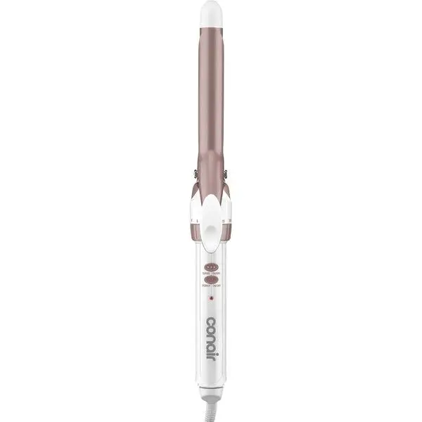 Conair Curling Iron, Double Ceramic, 3/4-in. Width, White/Rose Gold
