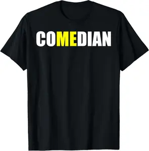 100% Cotton Comedian Funny Me Stand-Up Comedy Comic Gift T-Shirt