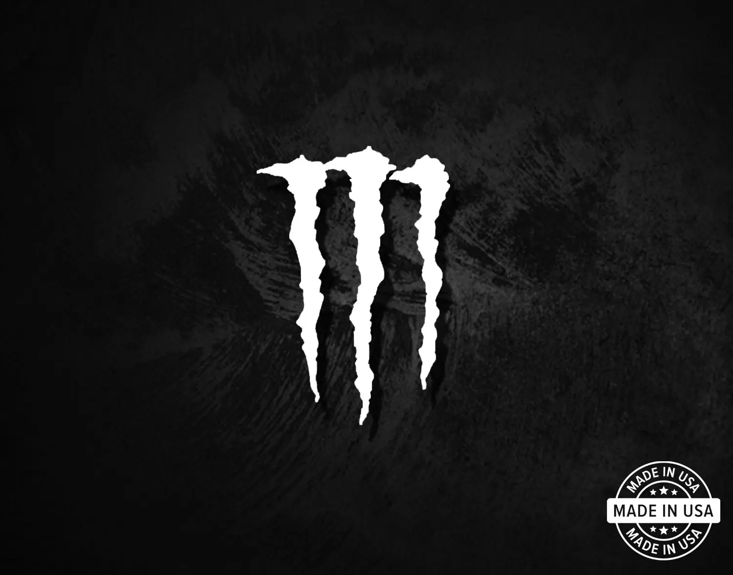 Monster Energy "M" Decal, Vinyl Die Cut Sticker Monster Energy "M" Decal, Vinyl Die Cut Sticker