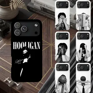 Vintage Bangtan Inspired Phone Case, We Are Back Theme Case, Retro Black and White Aesthetic Phone Cover, Boy Band Art Case, Kpop Concert Fan Merch, ARMY Style Phone Case for iP 11 12 13 14 15 16 17 Pro Max, Music Lover Gift