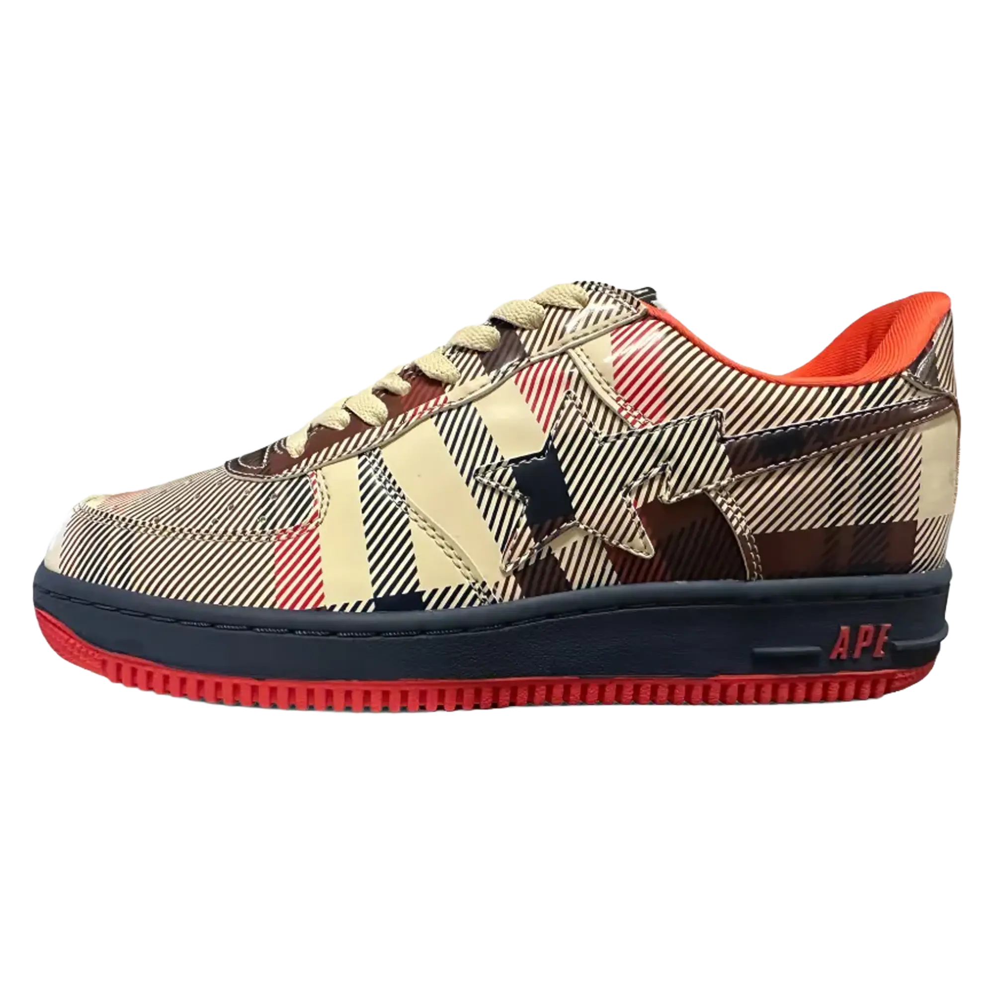 Bape Sta Low "Red Check" BAPE015