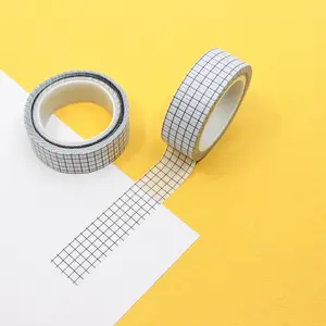 White Essential Grid Washi
