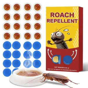 Cockroach Gel Bait, 32 Pack Roach Consume Bait Roach Killer, Safe to Use Roach Gel for Pest Infestation Control in Cracks and Crevices