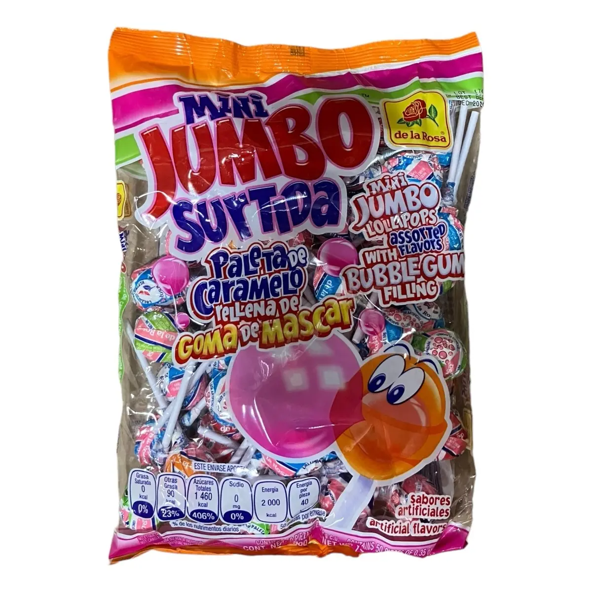 Mini Jumbo Lollipops- Assorted or Cherry Flavor Sweet Snacks Candies