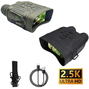 Night Vision Goggles, 2.5k Binoculars with Camera, 4.3-Inch HD Display, 7-Level Infrared, 6x Digital Zoom, 2000mah Battery night vision, suitable for outdoor observation, camping, hunting, birthday gifts and gifts for men.