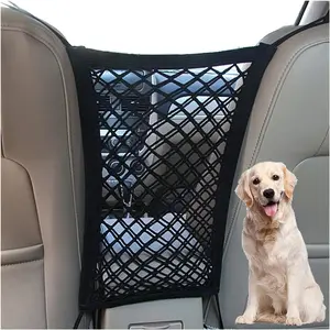 【NewYear2026】Dog Car Net Barrier Pet Barrier with Auto Safety Mesh Organizer Baby Stretchable Storage Bag Universal for Cars, SUVs -Easy Install, Car Divider for Driving Safely with Children & Pets #TikTokShopfalldealsforyou