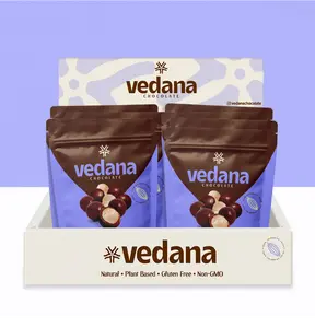 Puffed Quinoa Coated with Dark Chocolate